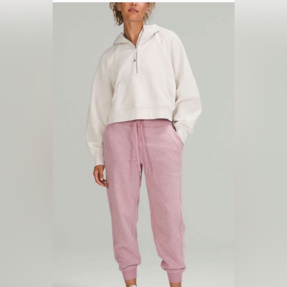 Lululemon Scuba High-Rise Jogger Pant Sz 12 in‎ Heathered Pink Taupe